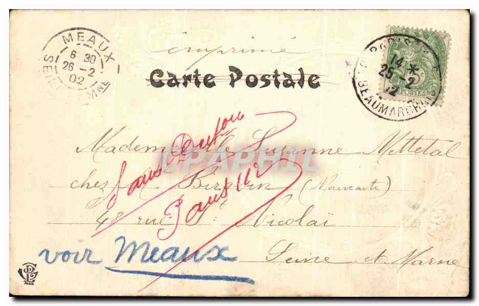 CPA Fantaisie Enfant  — Rückseite