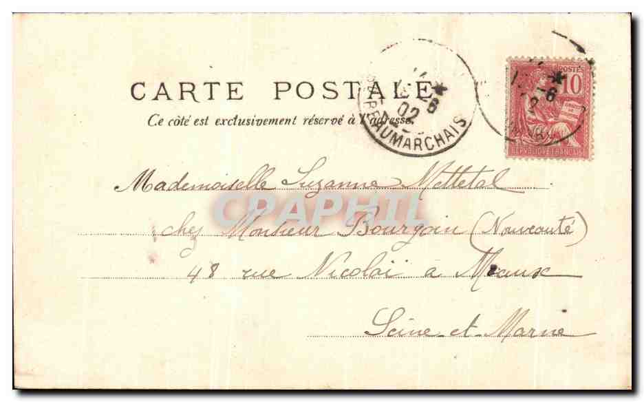 La prima — Deschamps — editor Deschamps, número de serie no visible — Reverso