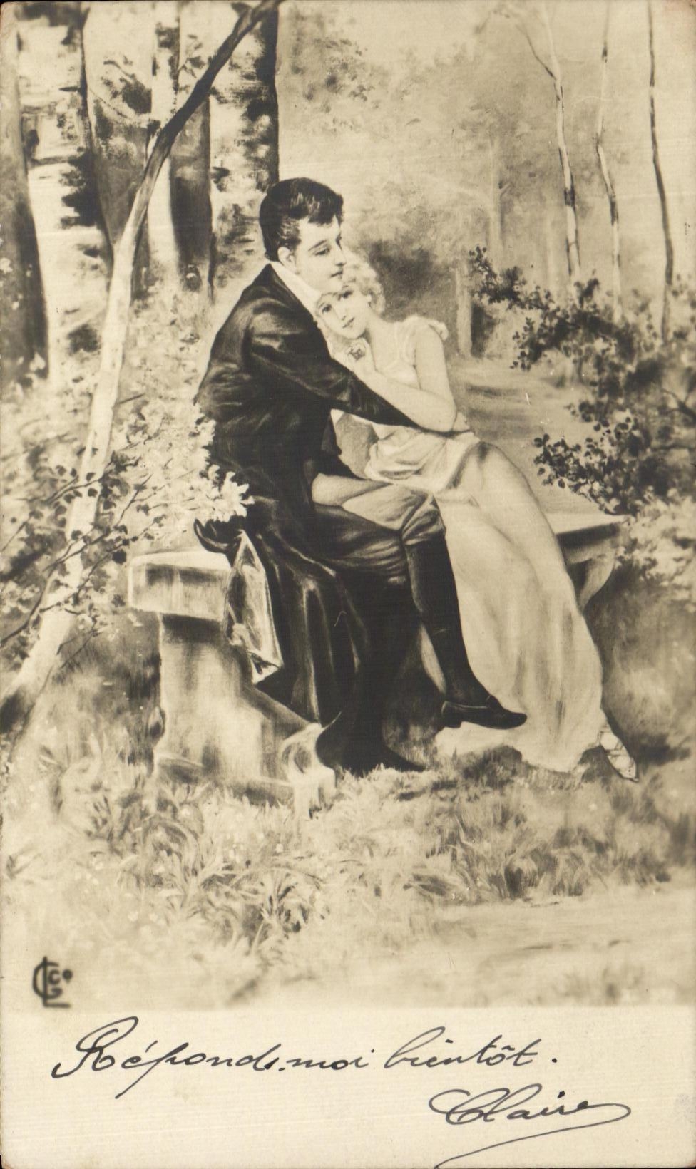 CPA Fantaisie Femme 