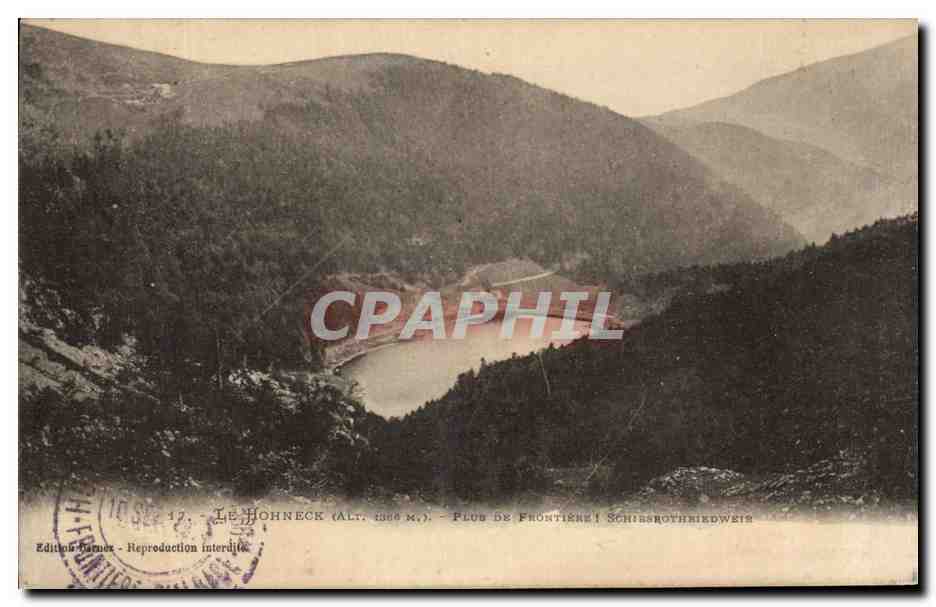 CPA Le Hohneck Plus De Frontiere