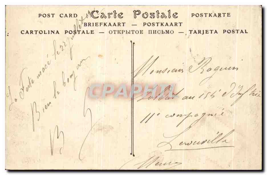CPA Environs De Bagnoles De L'Orne Les Tours De Bonvouloir — Rückseite