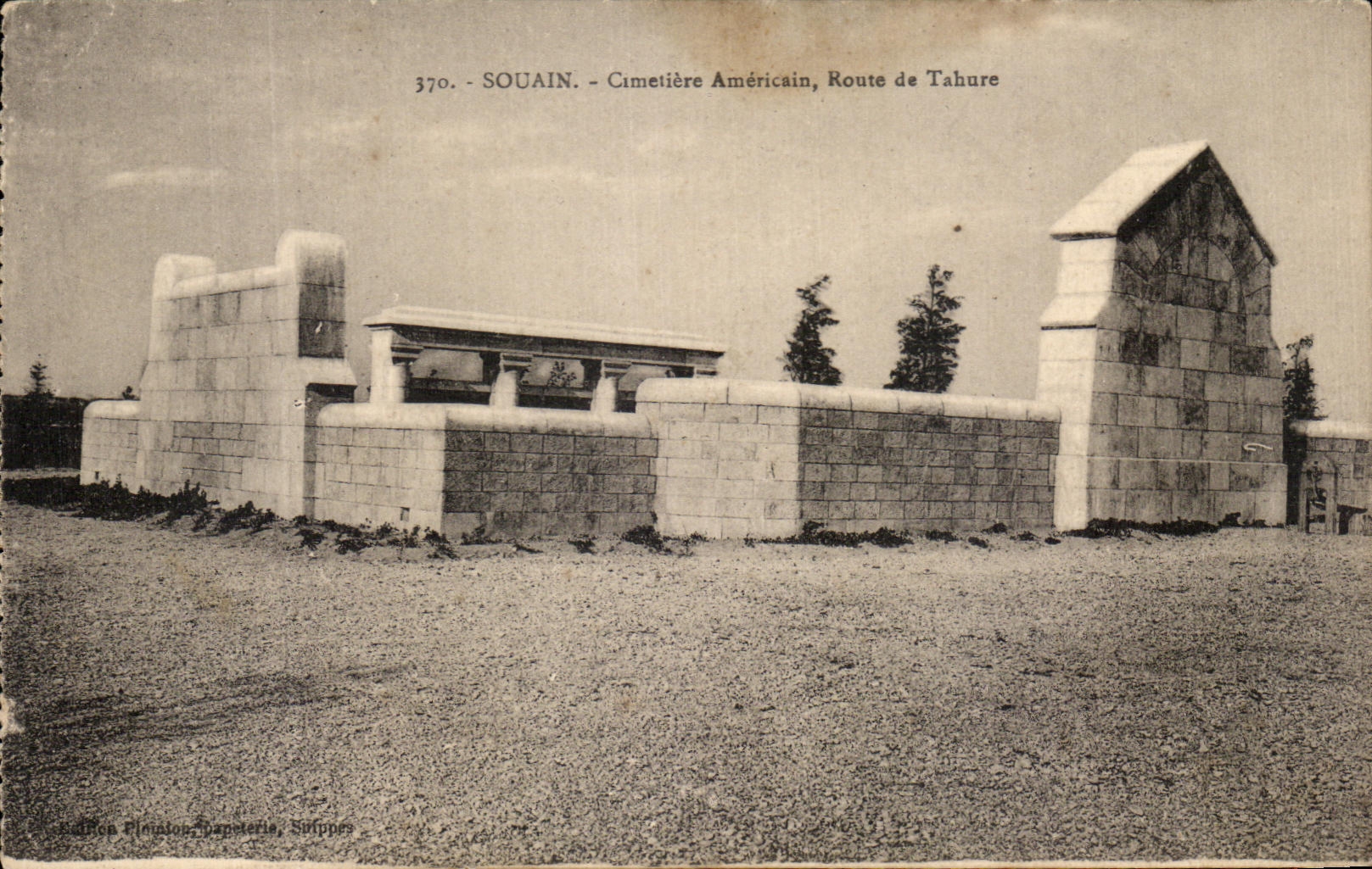 SOUAIN - American Cemetery, Route de Tahure — Edition Fleutour Papeterie, N° 370