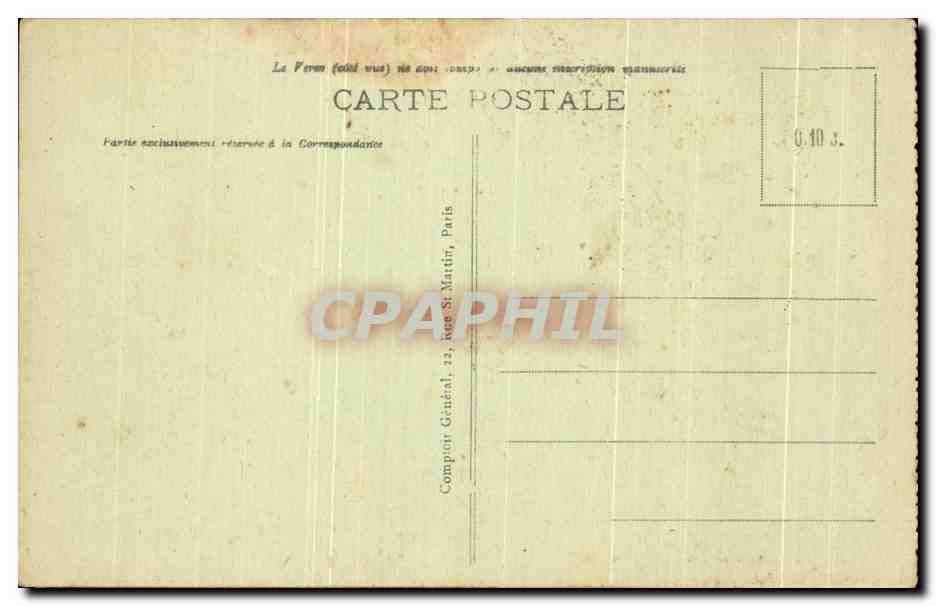SOUAIN - American Cemetery, Route de Tahure — Edition Fleutour Papeterie, N° 370 — Back