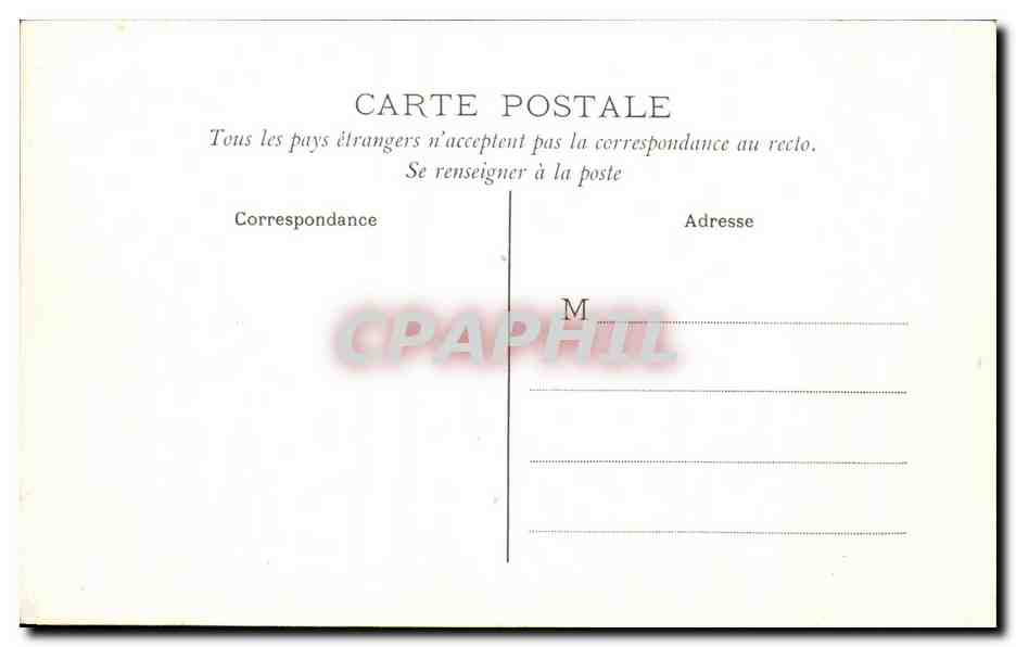 CPA Vue Generale d'Ajaccio Corse Corsica — Rückseite