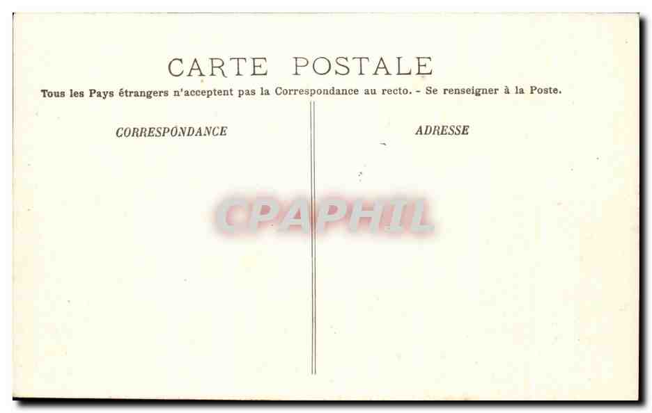 CPA Dieppe Le Vieux Chateau — Rückseite