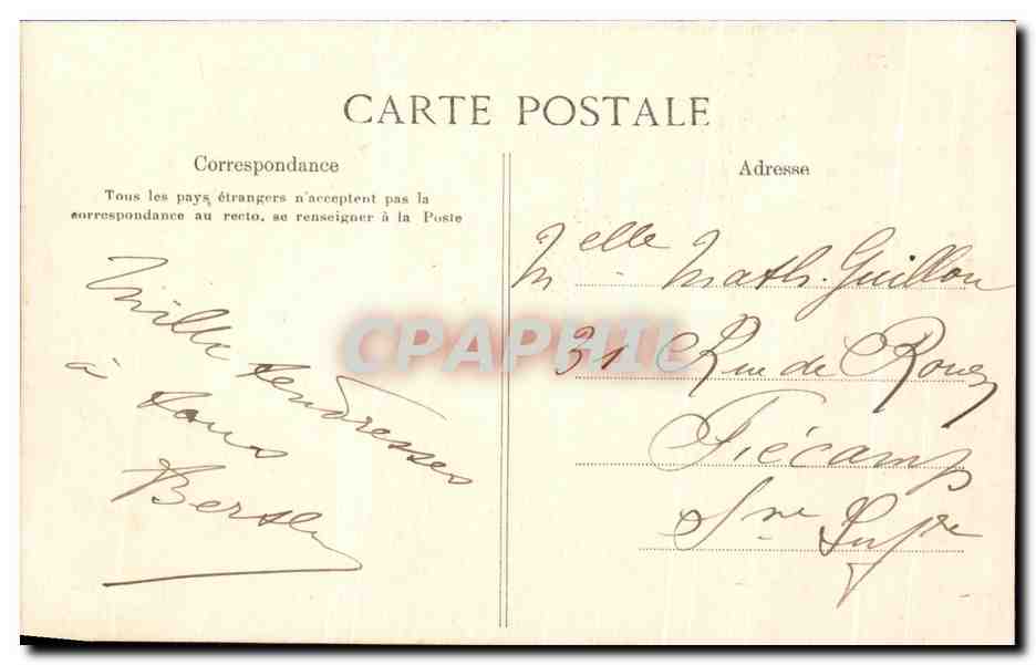 CPA Le Littoral Saint Pierre En Port Casino — Rückseite