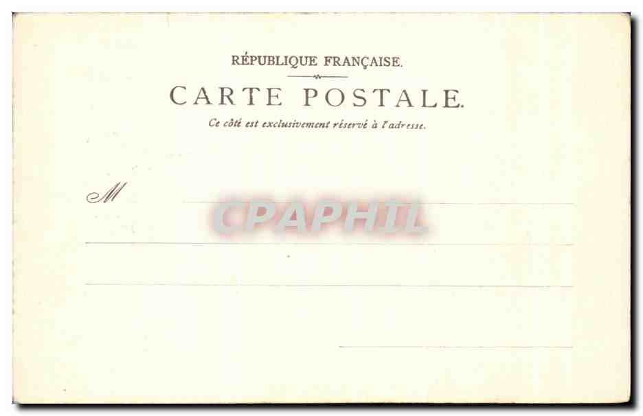 Château de Pierrefonds — Salle des Chevaliers de la Table ronde — Éditeur P. S. A. B. — N° 399 — Achterkant