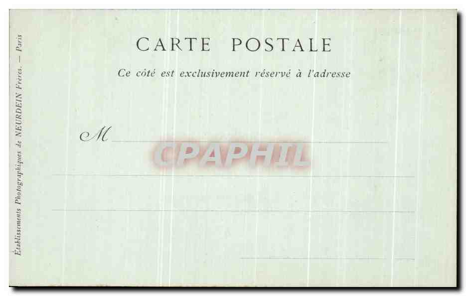 CPA Toulouse Portail de l'Eglise de la Dalbade — Verso