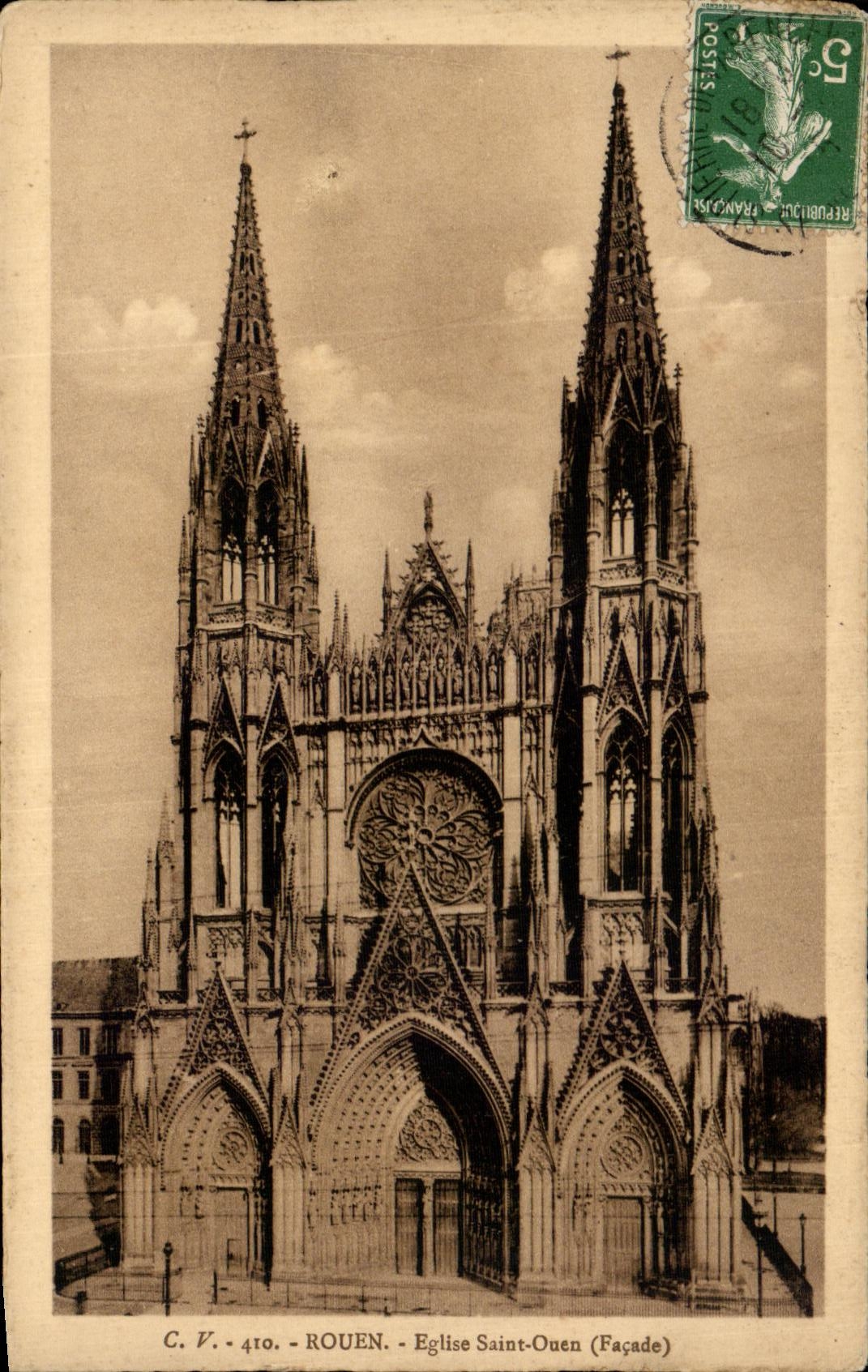 CPA Rouen Eglise Saint Ouen