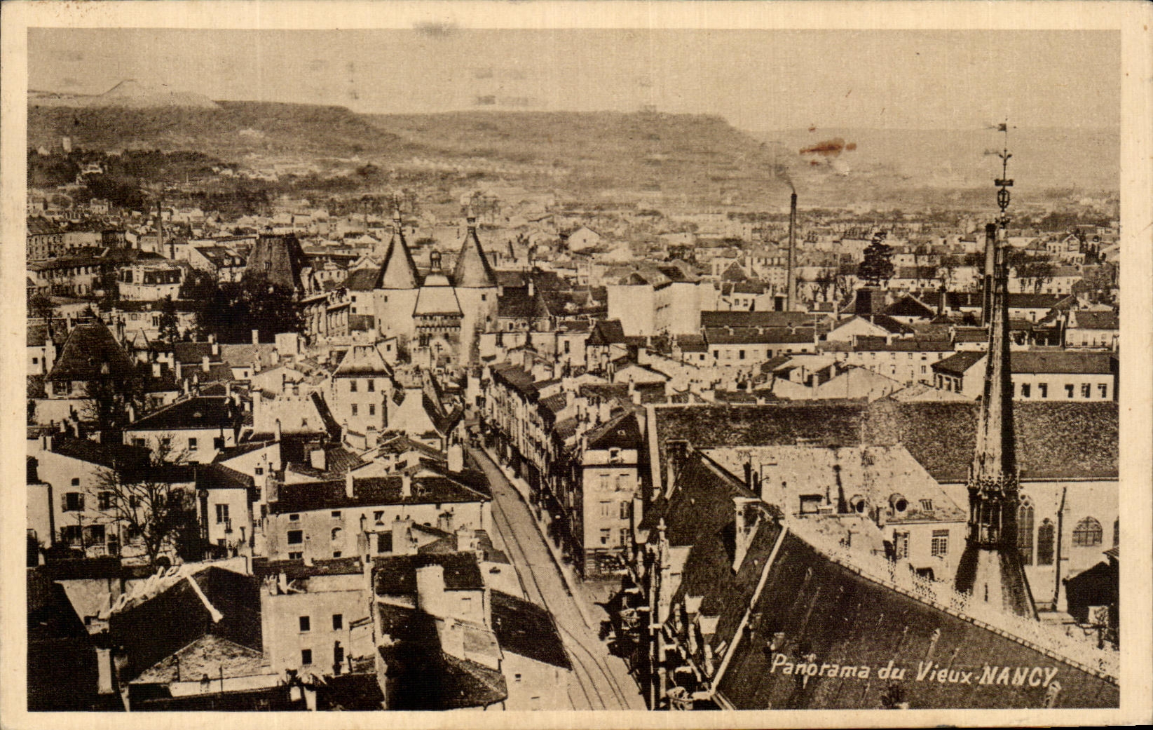 CPA Panorama du Vieux Nancy