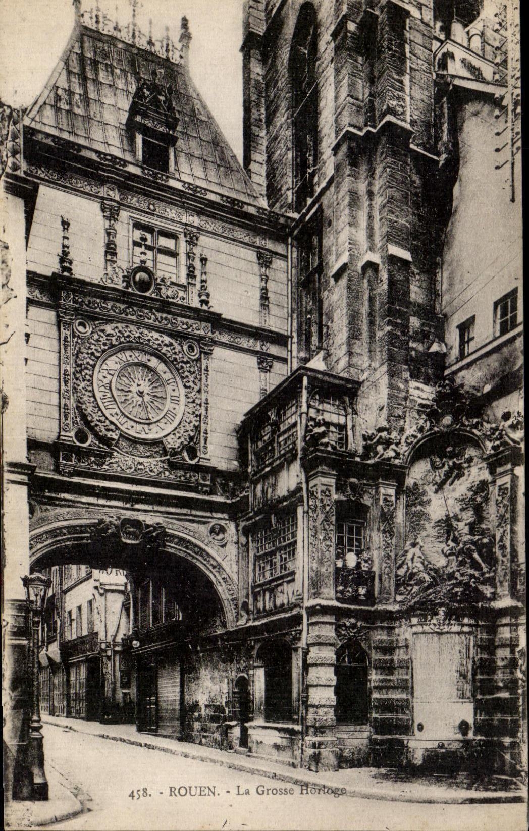 CPA Rouen La Grosse Horloge