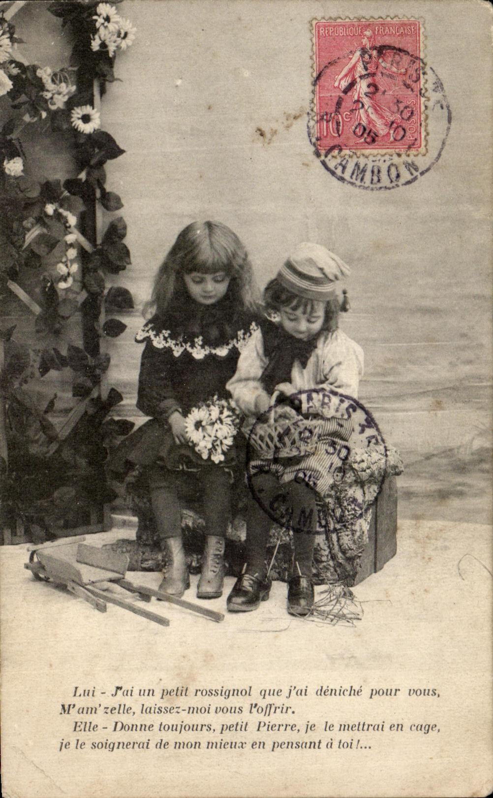 CPA Fantaisie Enfants