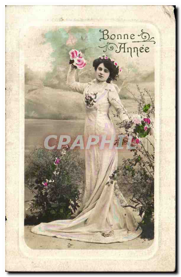 CPA Fantaisie Femme