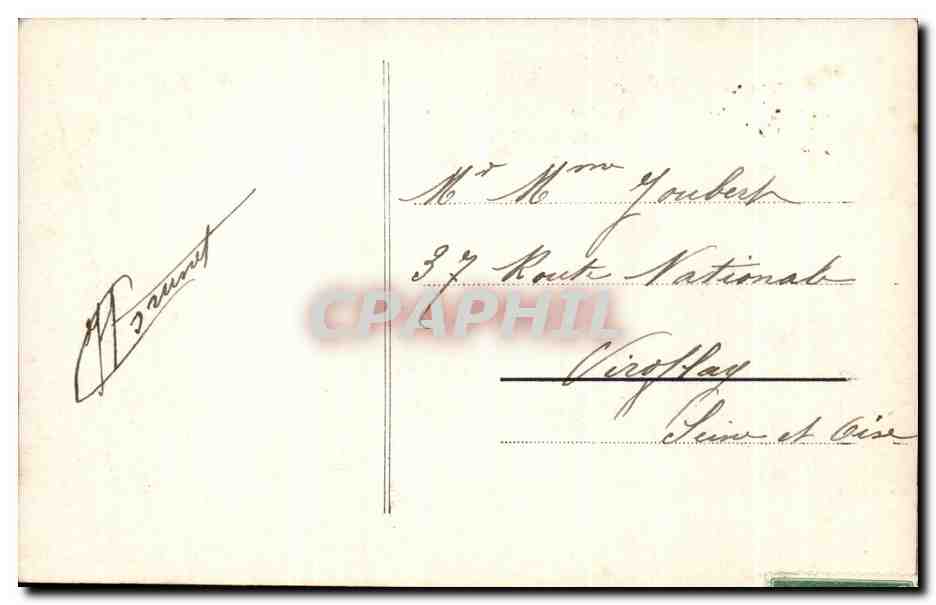 CPA Fantaisie Enfants Noel Luge — Rückseite