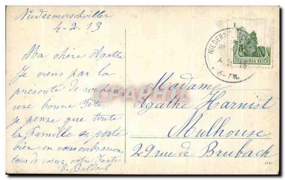 CPA Fantaisie Enfants — Rückseite