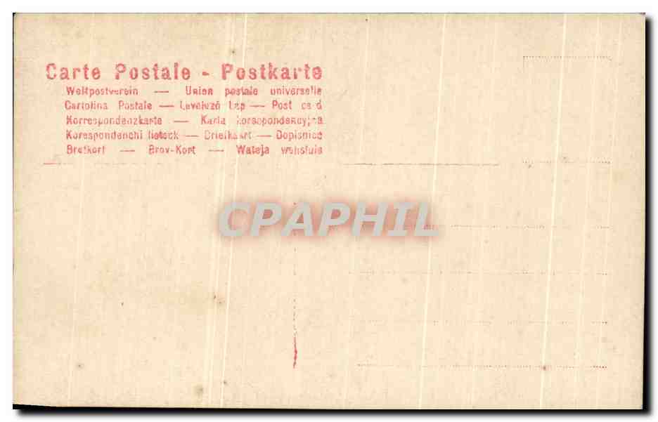 CPA Fantaisie Femme  — Rückseite