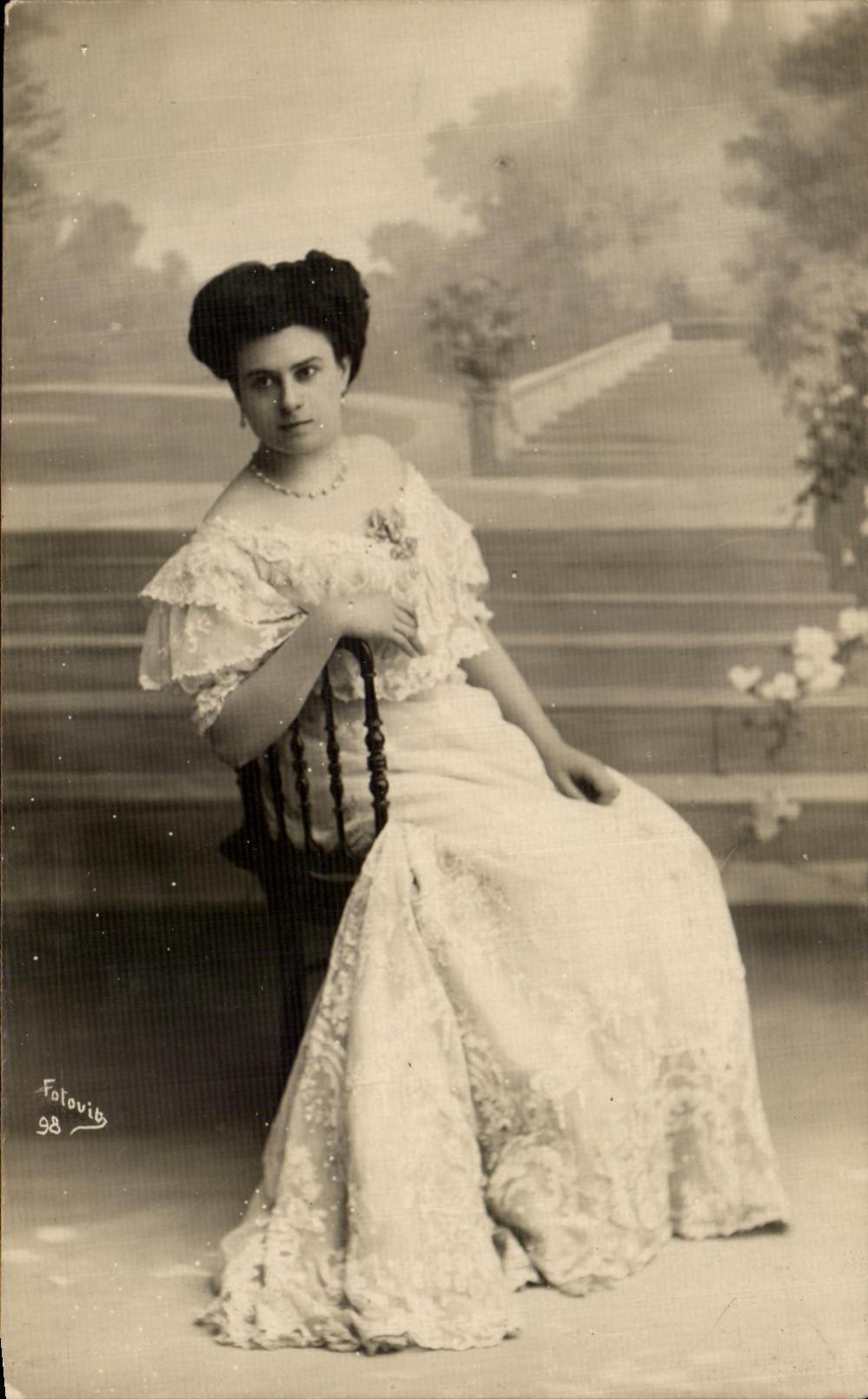 CPA Fantaisie Femme 
