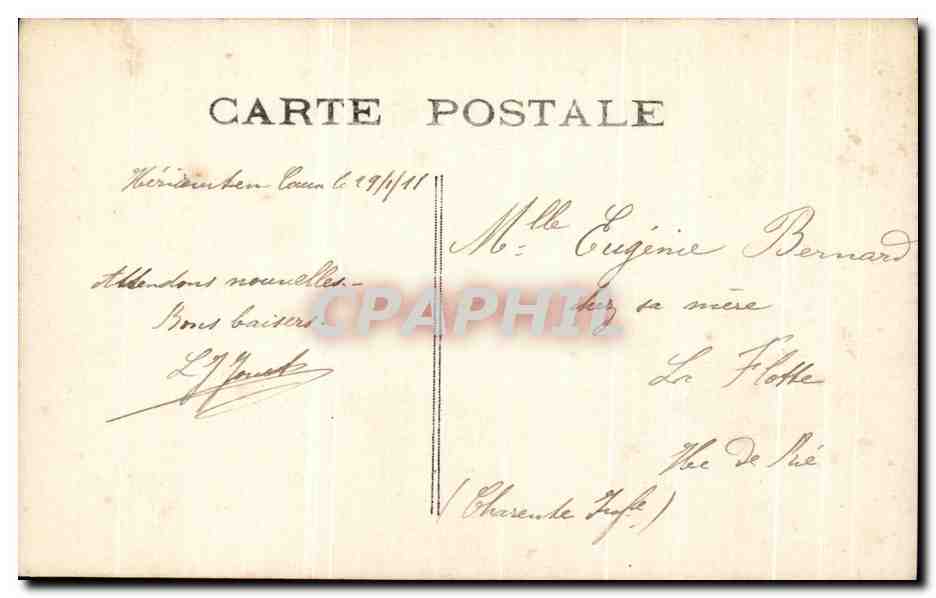 CPA Fantaisie Femme et enfants — Rückseite