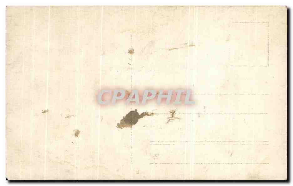 CARTE PHOTO Femme Folklore  — Verso
