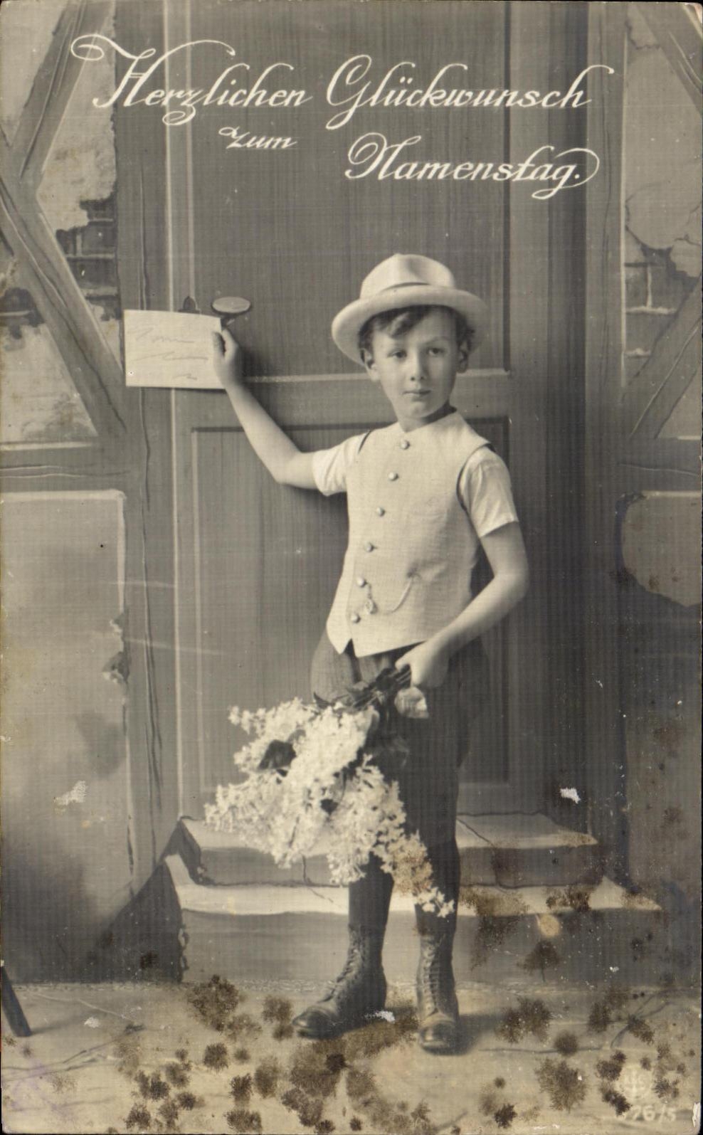 CPA Fantaisie Enfant Garcon 