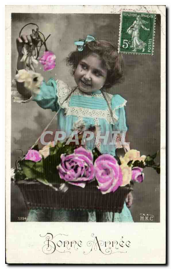 CPA Fantaisie Enfant Fille 