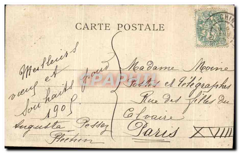 CPA Fantaisie Enfant  — Rückseite