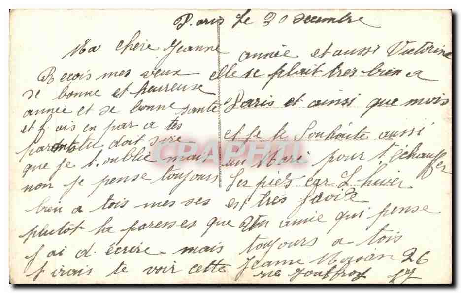 CPA Fantaisie Bonne Annee Fer a cheval — Rückseite