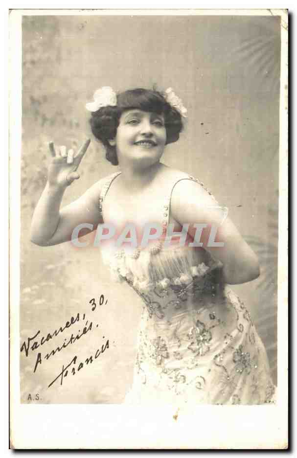 CPA Fantaisie Femme 