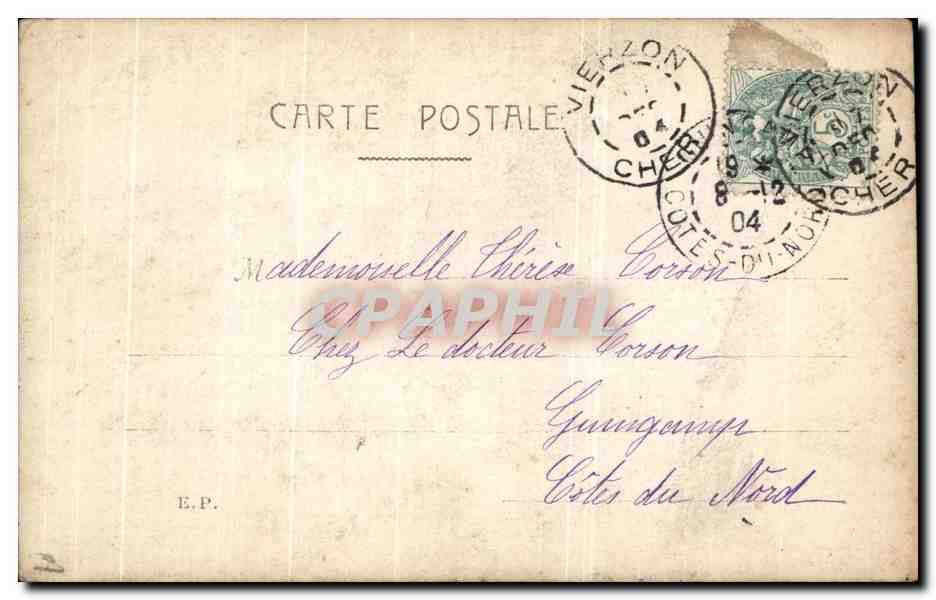 CPA Fantaisie Enfant  — Rückseite