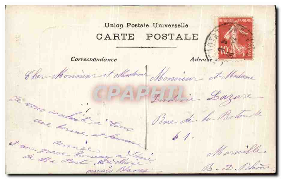 CPA Fantaisie Enfant — Rückseite