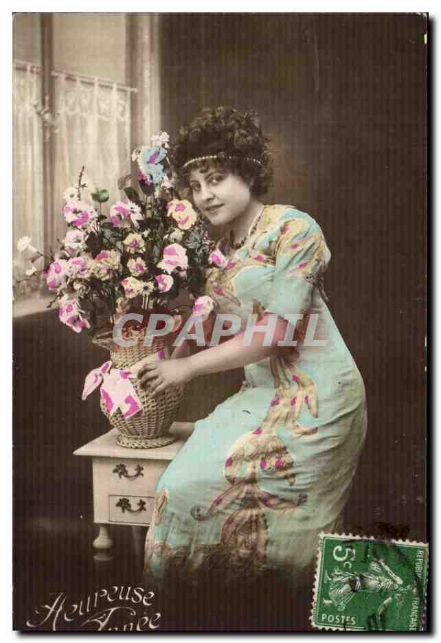 CPA Fantaisie Femme 
