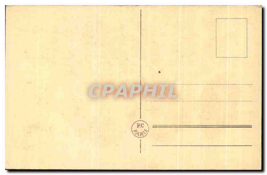 CPA Fantaisie Fleurs — Verso