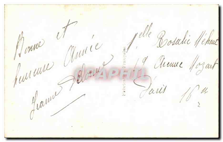 CPA Fantaisie Fleurs Bonen annee — Rückseite