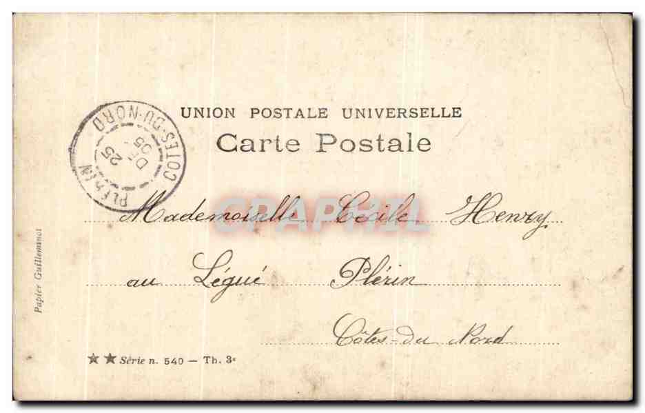 Miss Robinson — danseuse au Alcazar d'été — éditeur inconnu, série non visible — Achterkant
