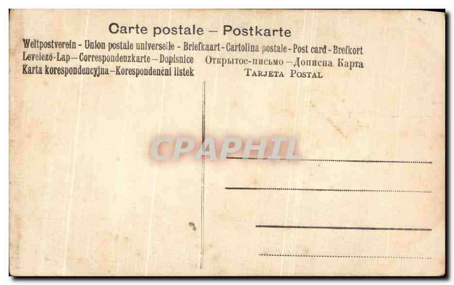 CPA Fantaisie Femme et enfant — Verso