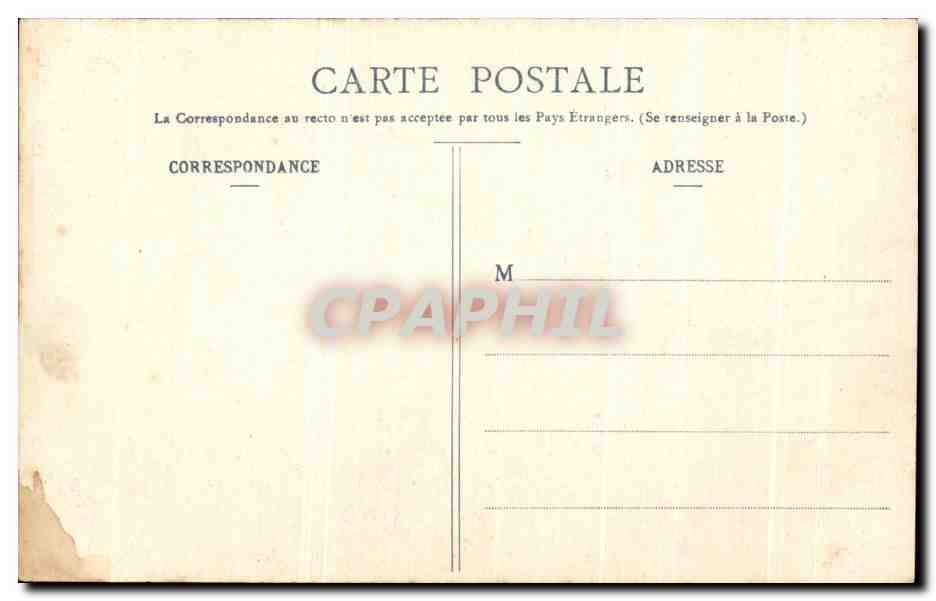 Femme en chapeau fleuri — Bonne Fête — Phototypie A. Bergeret & Cie, Nancy — Rückseite