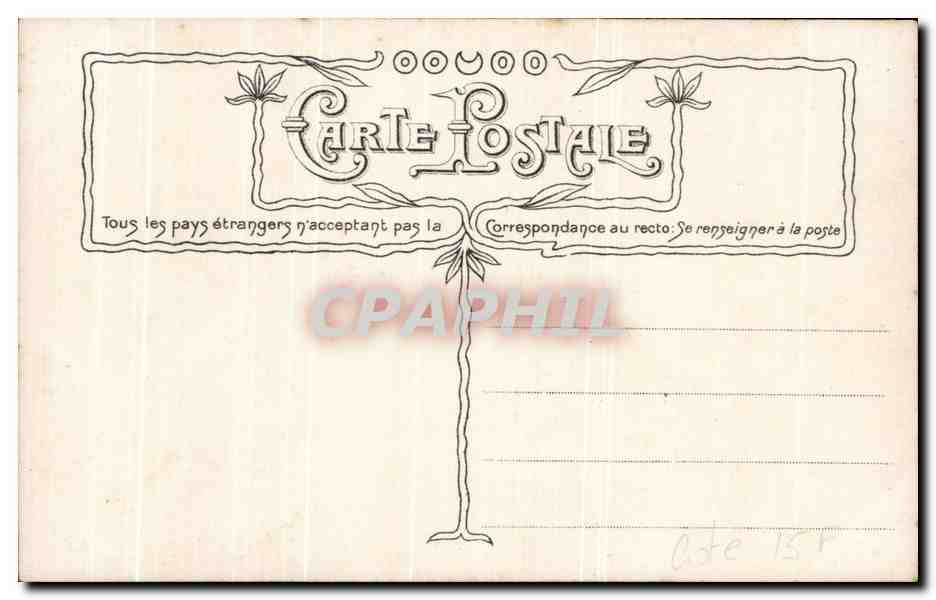 CPA Fantaisie Femme Chanson de Mignon Mandoline  — Rückseite