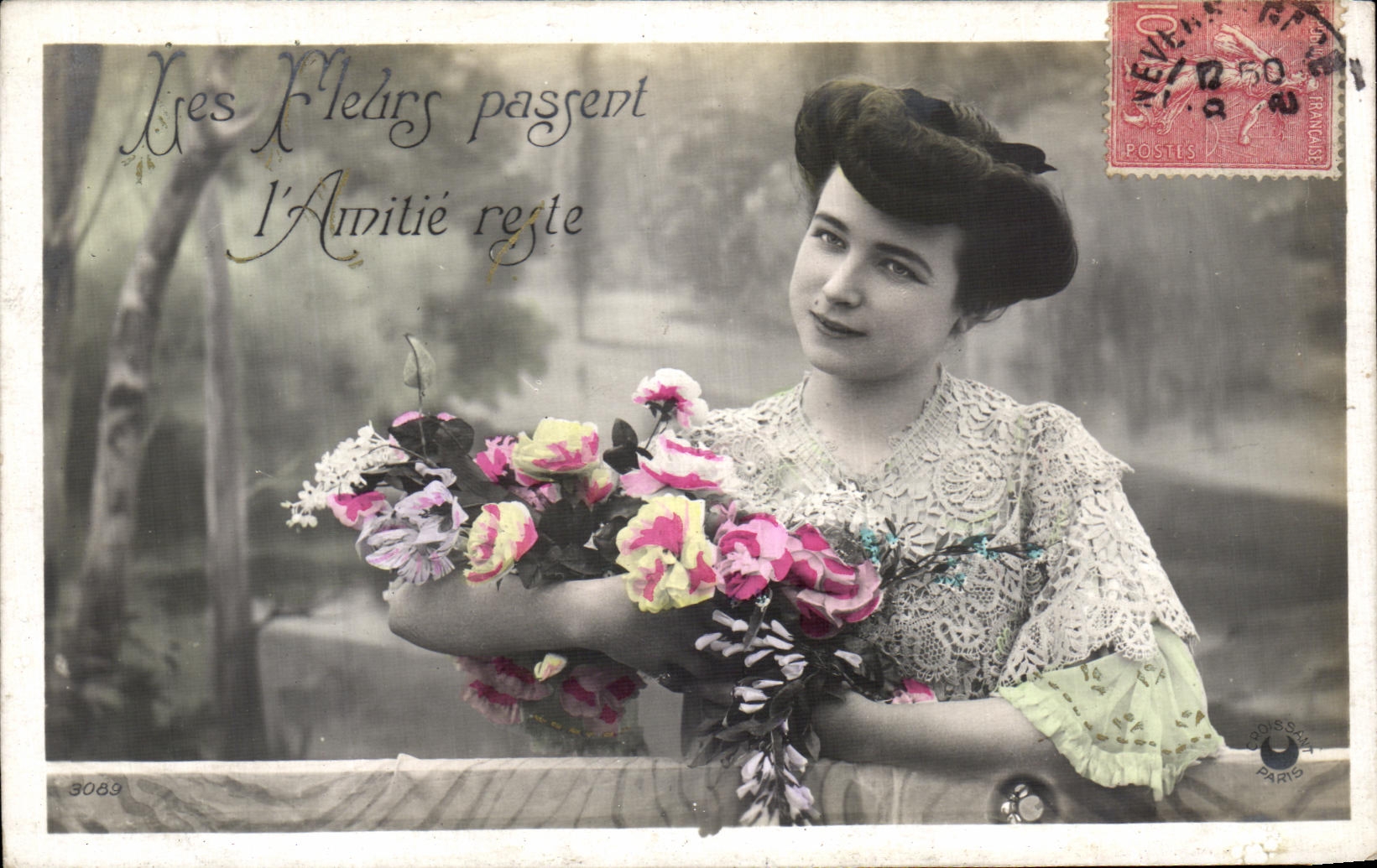 CPA Fantaisie Femme 