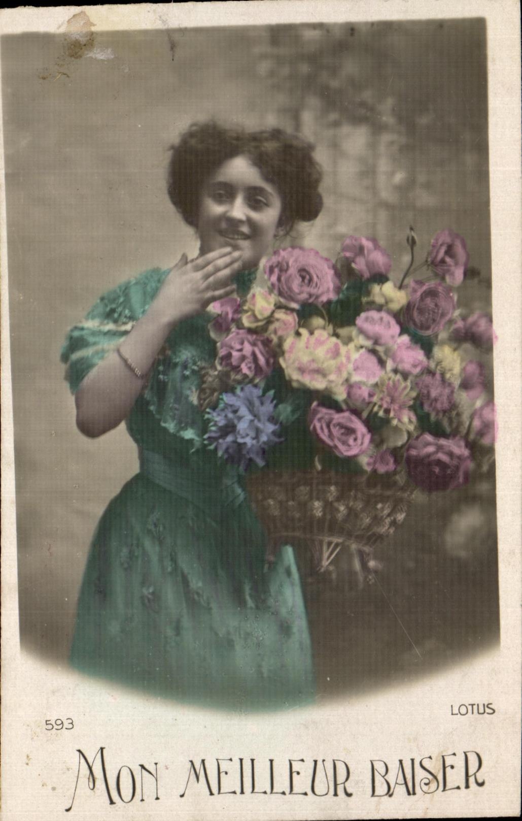 CPA Fantaisie Femme 