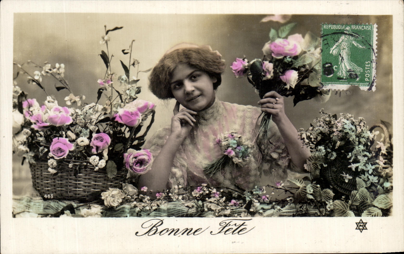 CPA Fantaisie Femme 