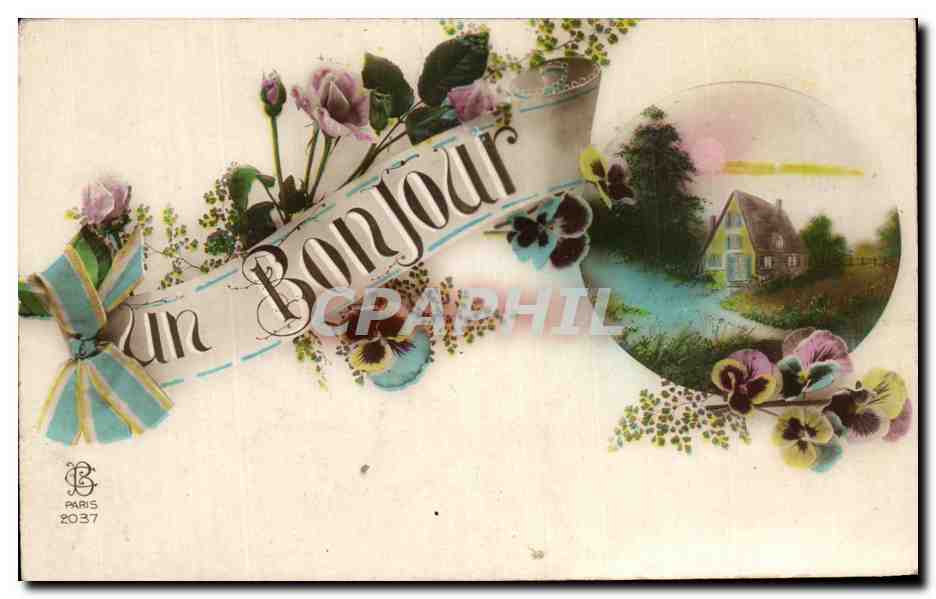 CPA Fantaisie Fleurs