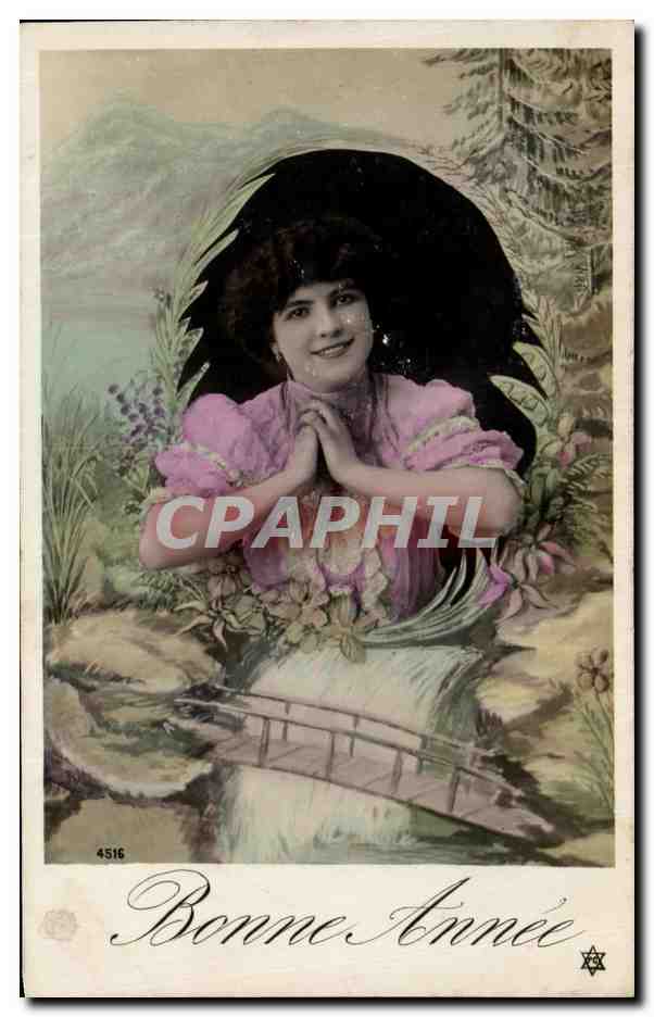 CPA Fantaisie Femme 