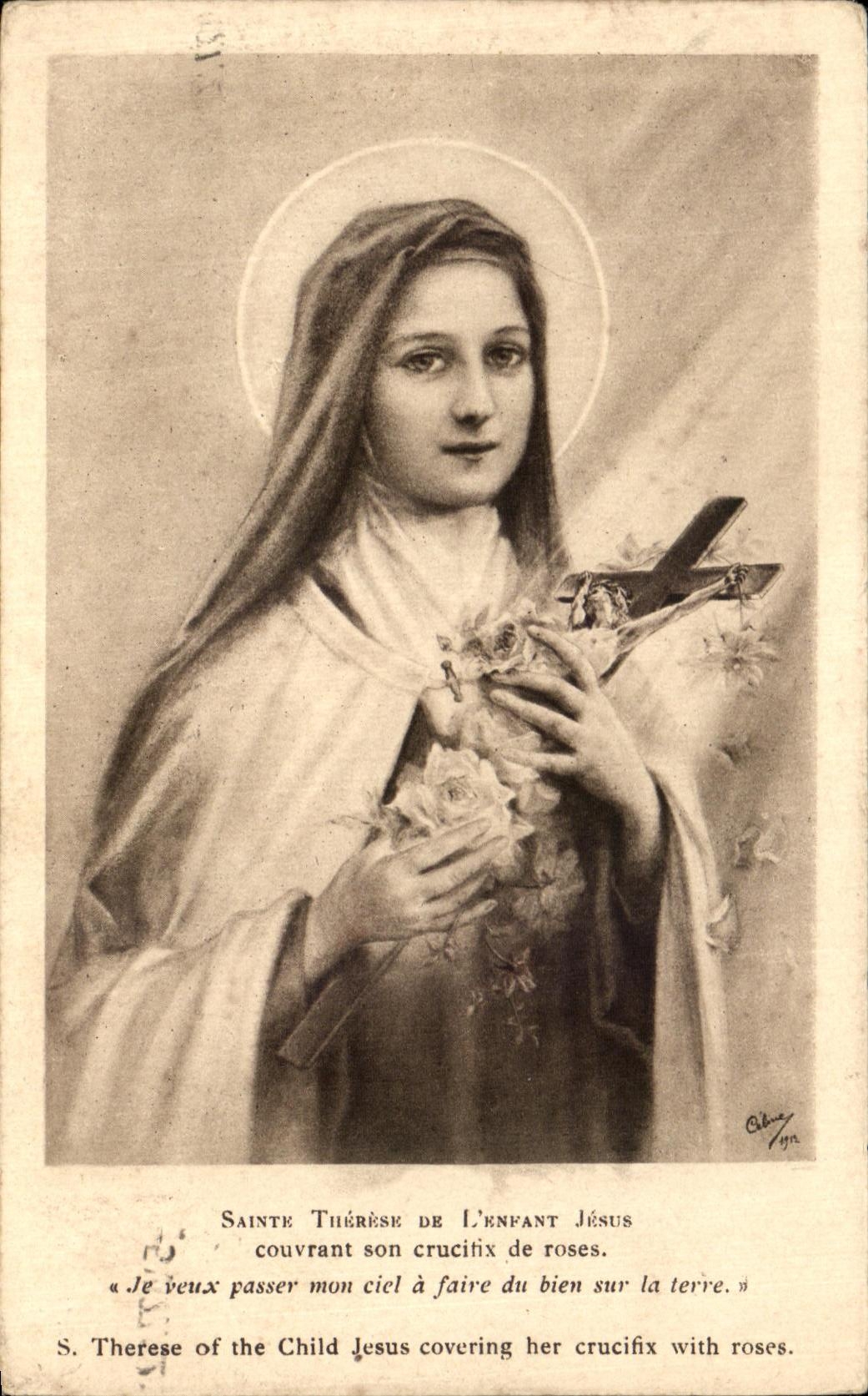 CPA Fantaisie Sainte Therese de l'Enfant Jesus 