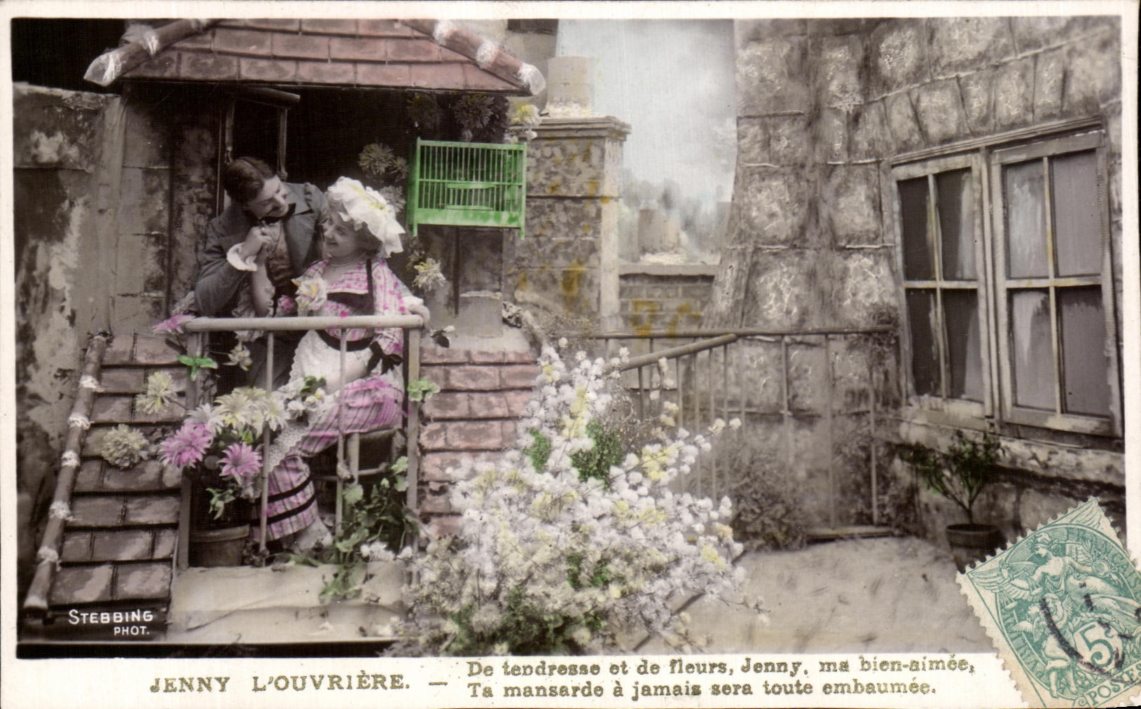 CPA Fantaisie Femme Jenny l'ouvriere 