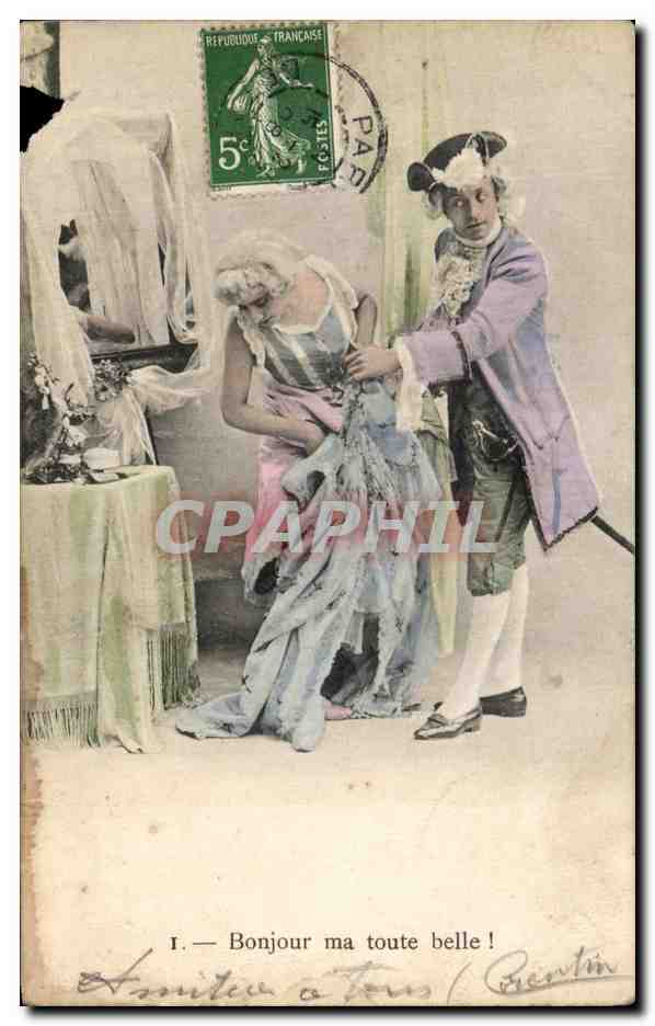 CPA Fantaisie Femme Costume