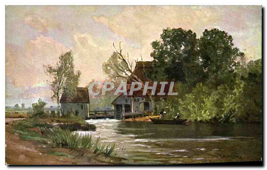 CPA Fantaisie Sur la riviere