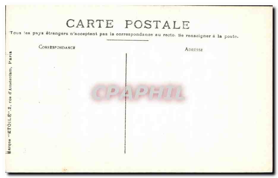 CPA Fantaisie Salon 1909 Houssay Dernier coup d'oeil Femme  — Verso