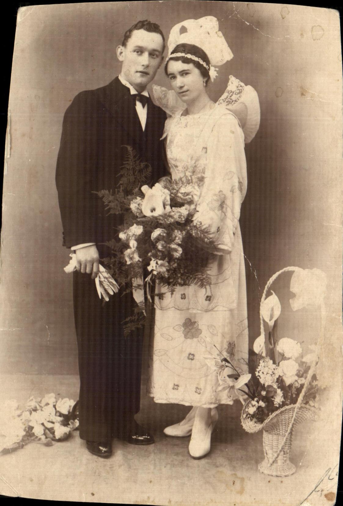 CARTE PHOTO Fantaisie Femme