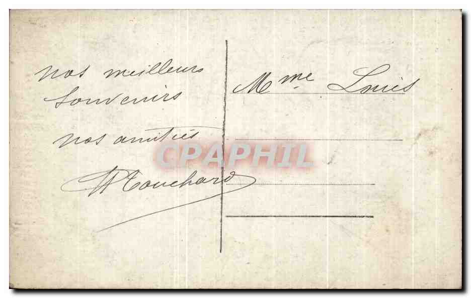 CPA Fantaisie Oeufs Paques  — Rückseite