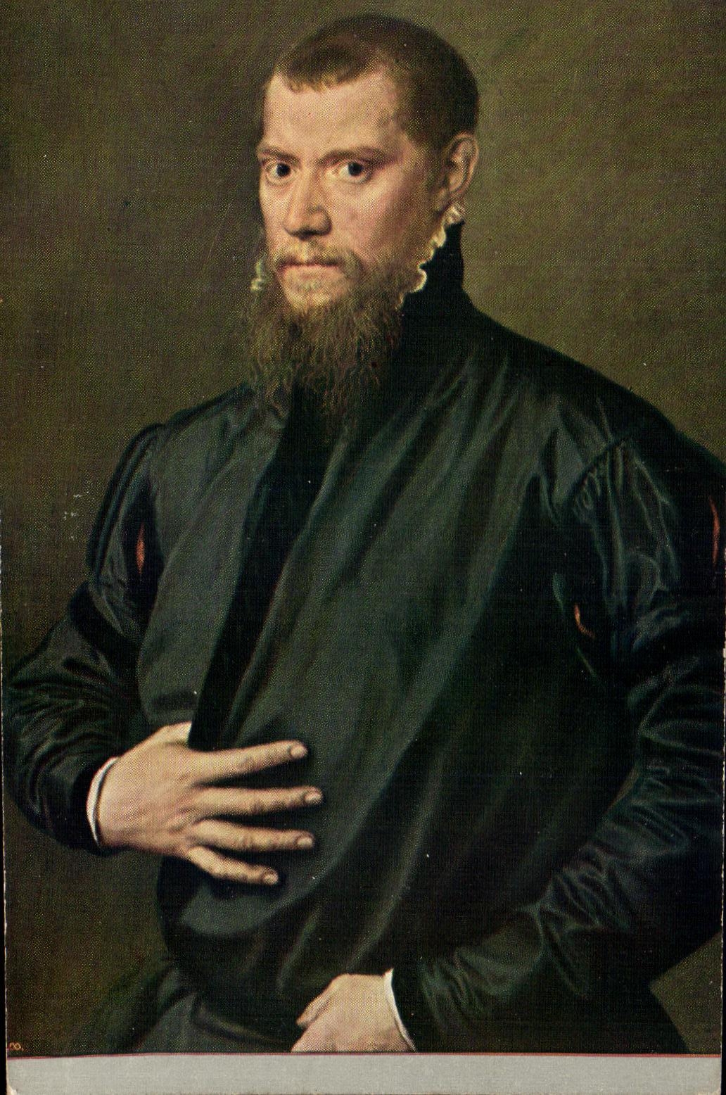 CPA Fantaisie Cassel Antonis Mor Mannliches Bildinis